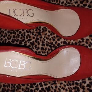 BCBG Scarlet Red Pumps